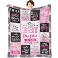 thumbnail image 1 of Daughter in Law Gifts Blanket , Daughter in Law Gifts from Mother in Law, Birthday Gifts for Daughter in Law, Best Gifts for Future Daughter in Law, Daughter in Law Wedding Gift, 1 of 7