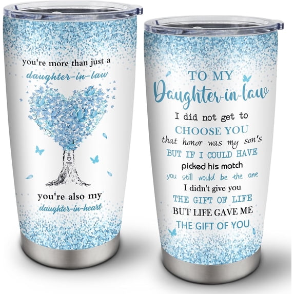 Daughter In Law Gifts, Gifts For Daughter In Law Tumbler 20oz, Daughter In Law Gifts From Mother In Law, Daughter In Law Birthday Gifts, Future Daughter In Law Gifts, Daughter-in-law Gifts