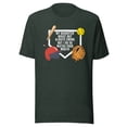 thumbnail image 1 of My Daughter Might Not Always Swing But I Do So Watch Your Mouth, Unisex, Softball Pride, Funny Swing Quote, Funny Dad Quote, Parent Quote (Heather Forest, M), 1 of 1