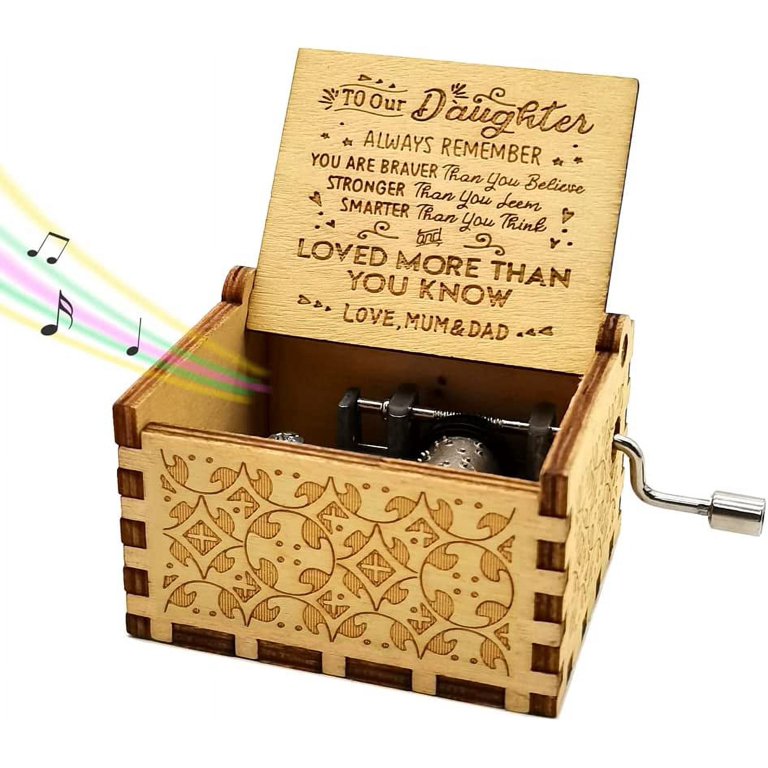 Daughter Music Box from Mum and Dad.Daughter Gifts from Mum and 