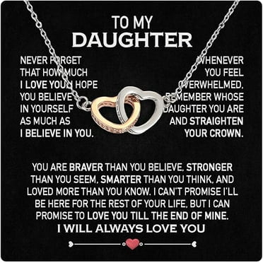 Mother Daughter Heart Pendant Gift Set