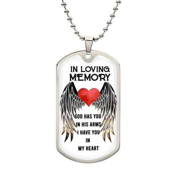 To My Daughter Never Forget That I Love You Love Dad Luxury Dog Tag Necklace Anniversary Birthday Graduation Gift - Graphic Military Dog Tag Necklace (Optional Personalized Engraving)
