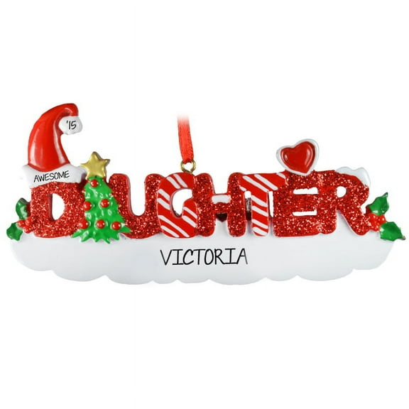 Daughter Personalized Christmas Ornament DO-IT-YOURSELF