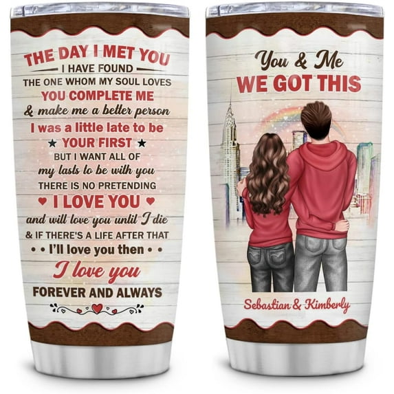 Daughter Tumbler Personalized Daughters Gifts From Mom Mother Daughters Tumblers 20oz Stainless Steel Insulated Coffee Travel Mug Birthday Christmas Cup Gift