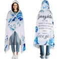 thumbnail image 1 of Daughter Wearable Blanket Hoodie Sherpa Fleec, Christmas Gifts for Daughter from Mom Dad Birthday Presents Ideas Oversized Blanket Hoodie Gifts for Graduation, 1 of 6