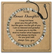 ESUNARTY Daughter in Law Bracelets Gifts: Dear Daughter in Law Birthday Gifts from Mother in Law