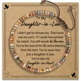 thumbnail image 1 of Daughter in Law Bracelets Gifts: Dear Daughter in Law Birthday Gifts from Mother in Law, 1 of 4