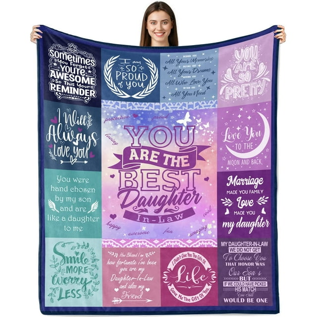 DaughterinLaw Gifts Blanket, DaughterinLaw Birthday Gifts, Gifts