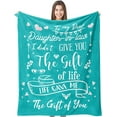thumbnail image 1 of Daughter-in-Law Gifts, Gifts for Daughter in Law, Daughter in Law Gift Ideas, Unique Gifts for Future Daughter in Law, Birthday Gifts for Daughter-in-Law Blanket (60" X 50"), 1 of 6