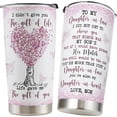 thumbnail image 1 of Daughter-in-law gifts from Mother-in-law, To My Dear Daughter In-Law, Double Wall Vacuum Stainless Steel Insulated Travel Coffee Mug, Tumbler cup with Lid and Straw 20 oz, 1 of 6