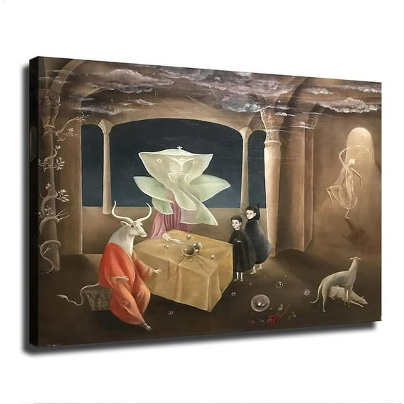Daughter of The Minotaur Leonora Carrington Poster Art Canvas Wall Decoration Home Living Room Decoration Classroom Kitchen Bedroom Aesthetics