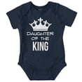 thumbnail image 1 of Daughter of the King Daddy Girl Tiara Bodysuit Jumper Girls Infant Baby Brisco Brands 24M, 1 of 1