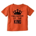 thumbnail image 1 of Daughter of the King Daddy Girl Tiara Youth T Shirt Tee Girls Infant Toddler Brisco Brands 2T, 1 of 5