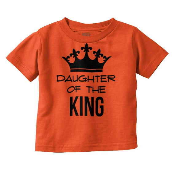 Daughter of the King Daddy Girl Tiara Youth T Shirt Tee Girls Infant Toddler Brisco Brands 2T