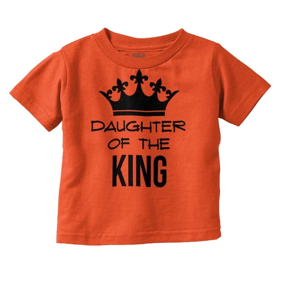 Daughter of the King Daddy Girl Tiara Youth T Shirt Tee Girls Infant Toddler Brisco Brands 6M