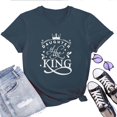 thumbnail image 1 of Daughter of the King T-Shirt for Women – Christian Inspirational Faith-Based Graphic Tee, Religious Princess Bible Quote Top, 1 of 5