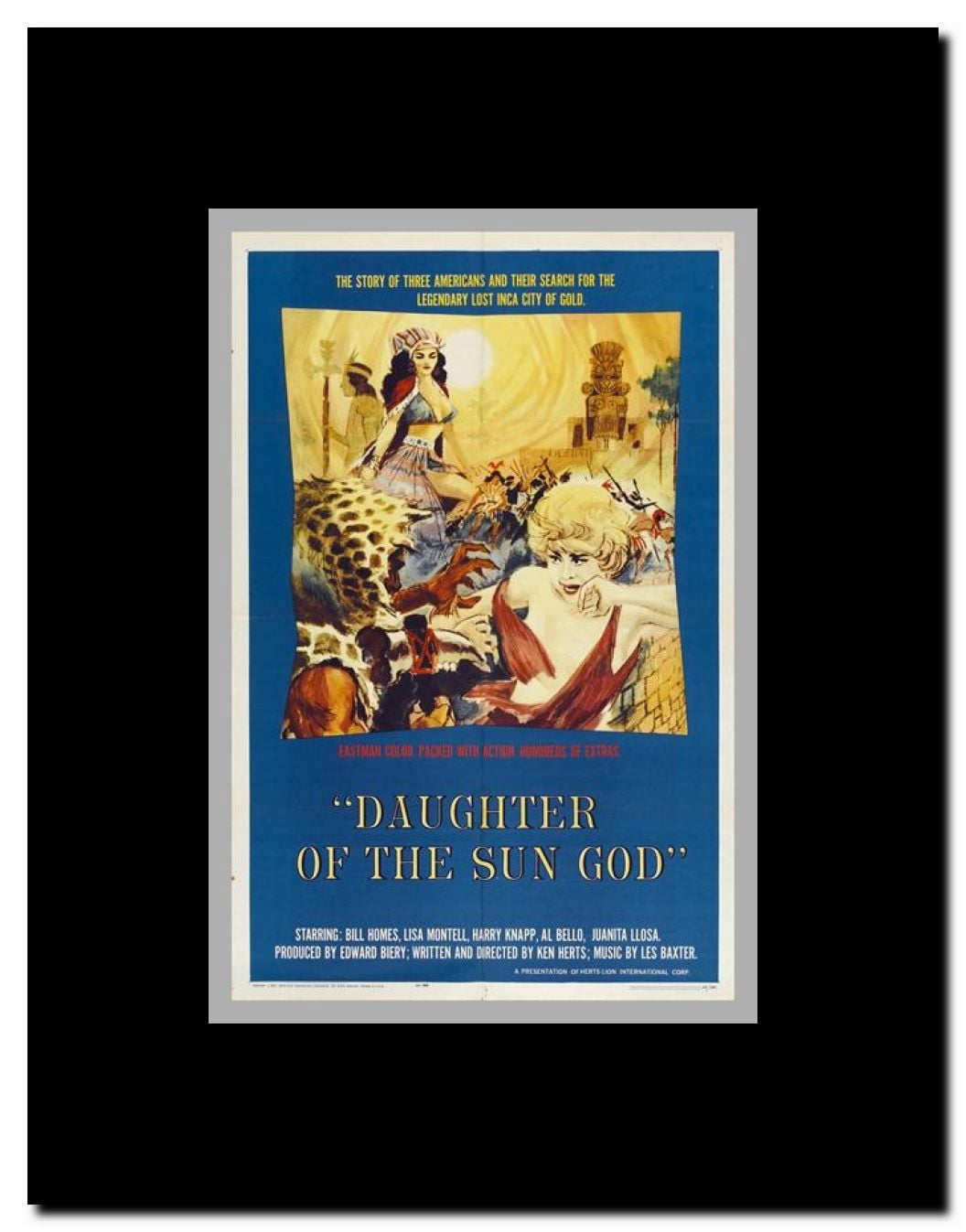 Daughter of the Sun God Framed Movie Poster