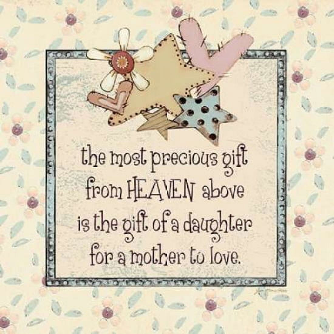 Daughter to Love Canvas Art - Jo Moulton (24 x 24)