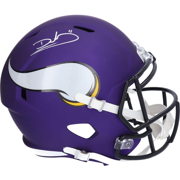 Daunte Culpepper Minnesota Vikings Autographed Riddell Speed Replica Helmet - Fanatics Authentic Certified