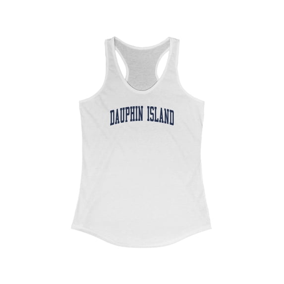 Dauphin Island Moving Away Tank Top Gifts Shirt Womens Sleeveless