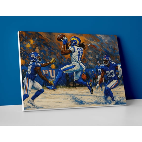 Davante Adams Rams Poster or Canvas Wall Art