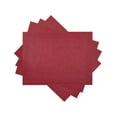 thumbnail image 1 of Davanti Placemats - Classic Luxe Rect Ruby Red - Set of 4, 1 of 4