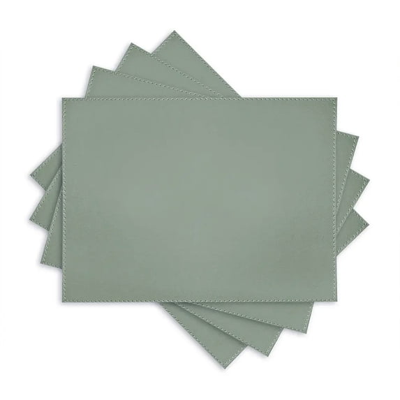 Davanti Placemats - Classic Mod Rect Gustave Mint (Green) - Set of 4