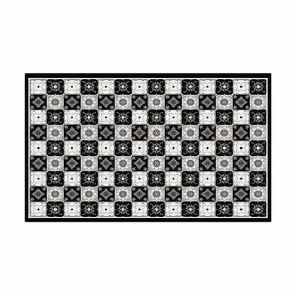 Davanti Vinyl Floor Mat - Classic Gray Tile - 3'x5'