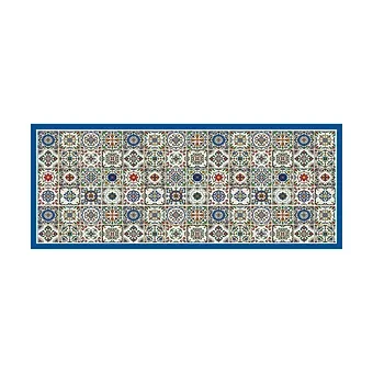 Davanti Vinyl Floor Mat - Spanish Tile - 2'x5'
