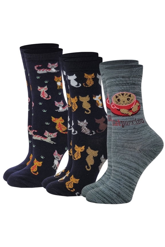 Women's Novelty Socks 3 Pair Pack Set
