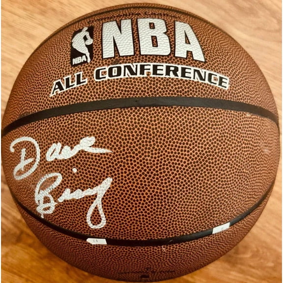 Dave Bing autographed Spalding NBA Basketball JSA Detroit Pistons