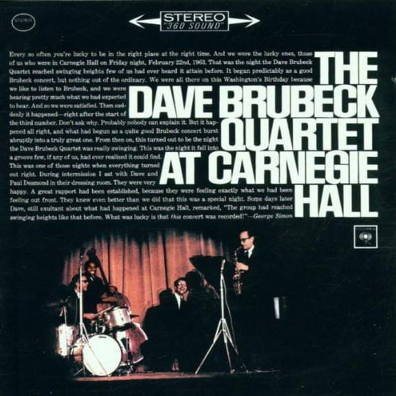Dave Brubeck - At Carnegie Hall - Music & Performance - CD