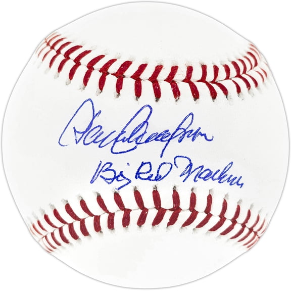 Dave Concepcion Autographed Official MLB Baseball Cincinnati Reds "Big Red Machine" Beckett BAS QR 253211
