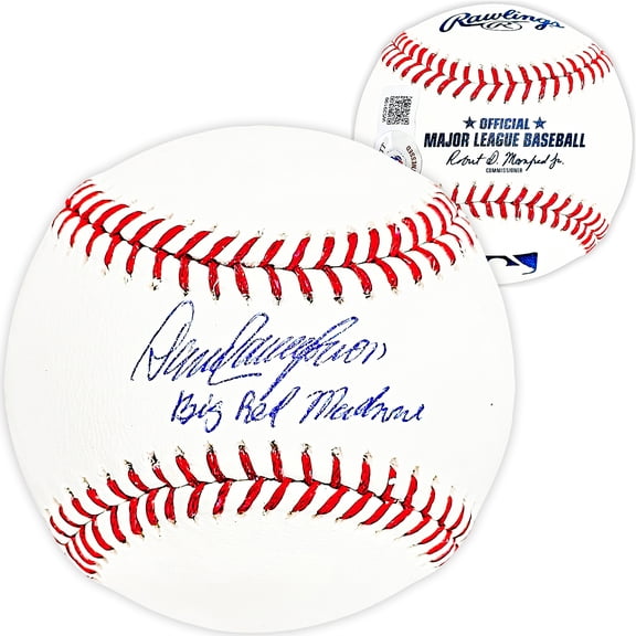 Dave Concepcion Autographed Official MLB Baseball Cincinnati Reds "Big Red Machine" Beckett BAS Witness 215691