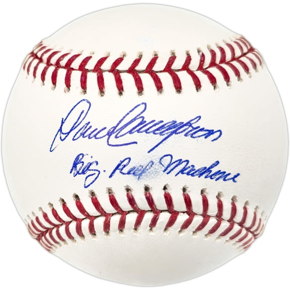 Dave Concepcion Autographed Official MLB Baseball Cincinnati Reds "Big Red Machine" (Smudged) Beckett BAS Witness #W529230