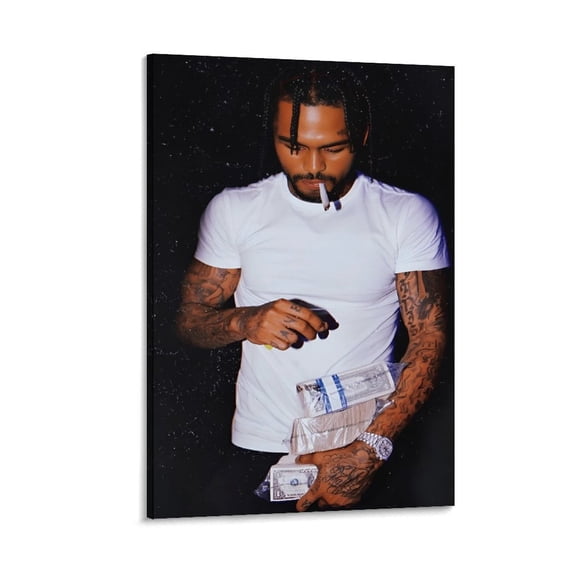 Dave East Rapper Art Performance Art Poster Posters Wall Art Painting Canvas Gift Living Room Prints Bedroom Decor Poster Artworks 08x12inch(20x30cm)