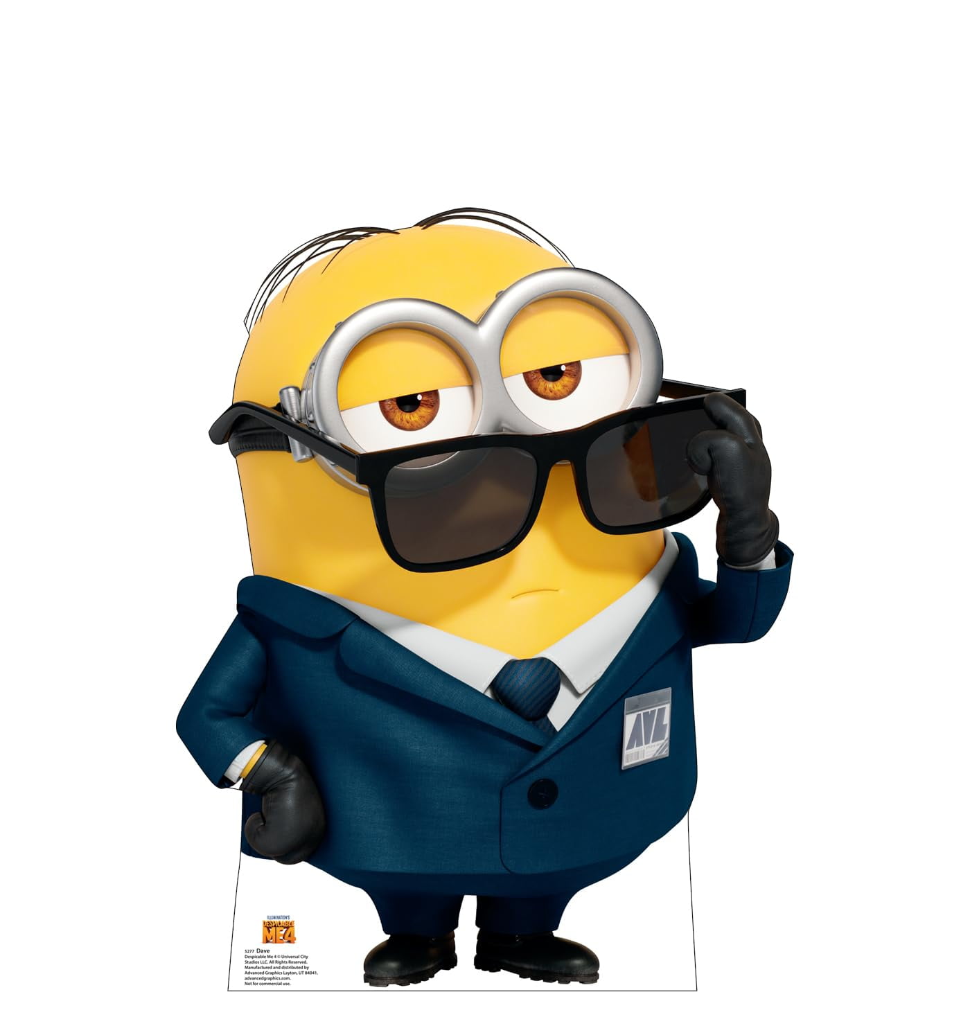 Cardboard People Dave Life Size Cardboard Cutout Standup - Despicable Me 4 (2024 Film)