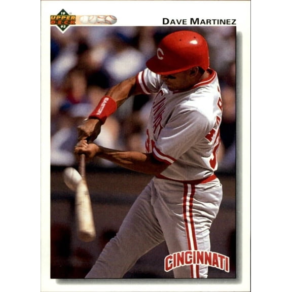 Dave Martinez 1992 Upper Deck MLB #784 Baseball Card Cincinnati Reds