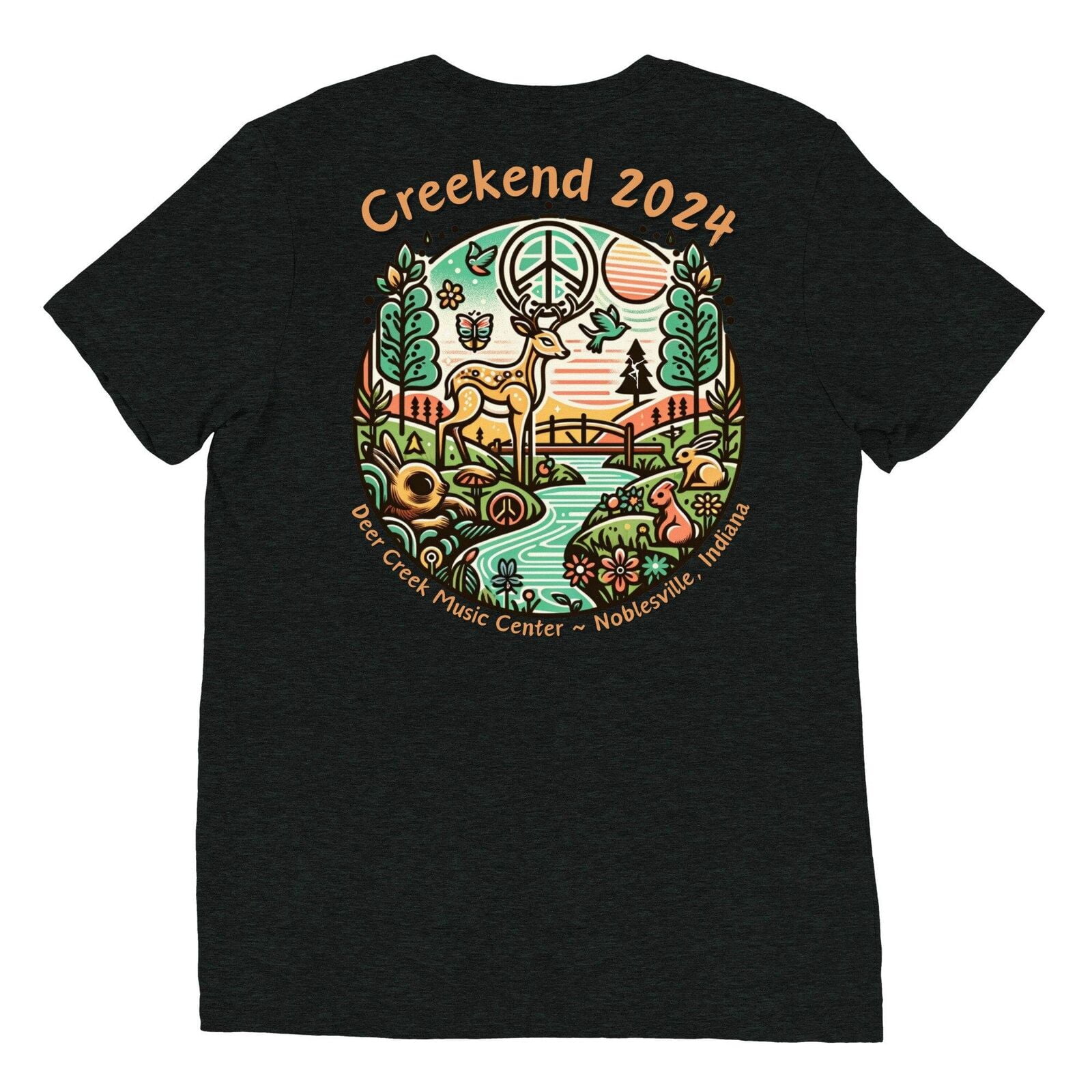 Dave Matthews Band Creekend 2024 Unisex TShirt Deer Creek Design
