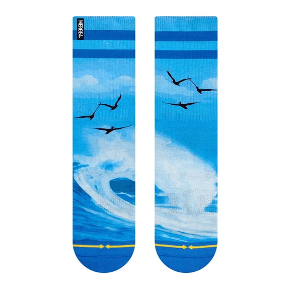 Dave Nelson Flying Pelicans Crew Socks
