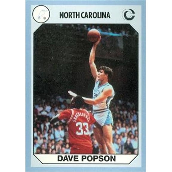 Dave Popson Basketball Card (North Carolina) 1990 Collegiate Collection No.59