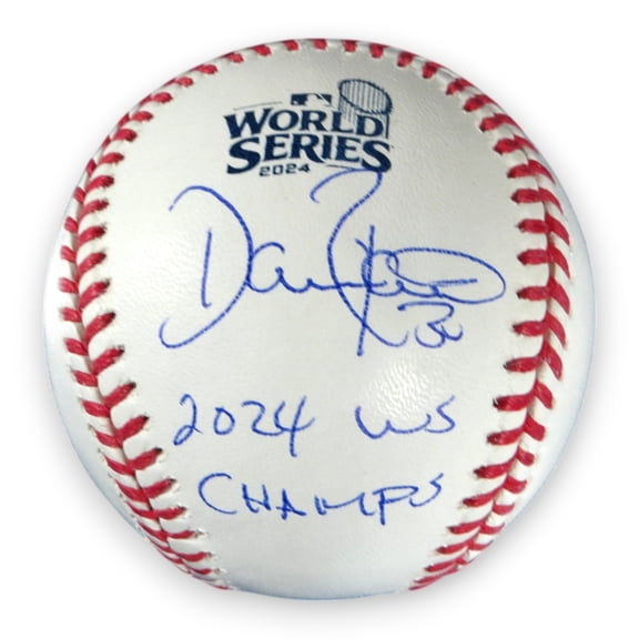 Dave Roberts Signed Autographed 2024 WS Baseball "2024 WS Champs" Dodgers MLB