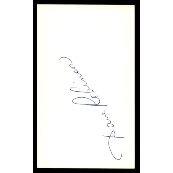 Dave Robinson Autographed 3x5 Index Card Green Bay Packers SKU #248547