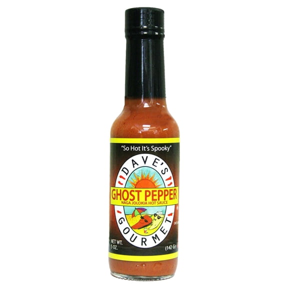 Dave'S Gourmet Ghost Pepper Naga Jolokia Hot Sauce, 5 Fl Oz