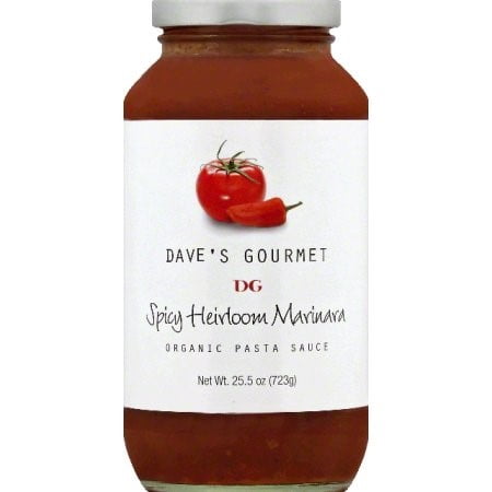 Dave'S Gourmet Pasta Sauce Organic Spicy Heirloom, 25.5 Fl Oz