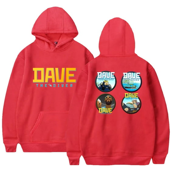 Dave The Diver Hoodie Game Merch Casual Sweatshirt Men Women Long Sleeve Pullover
