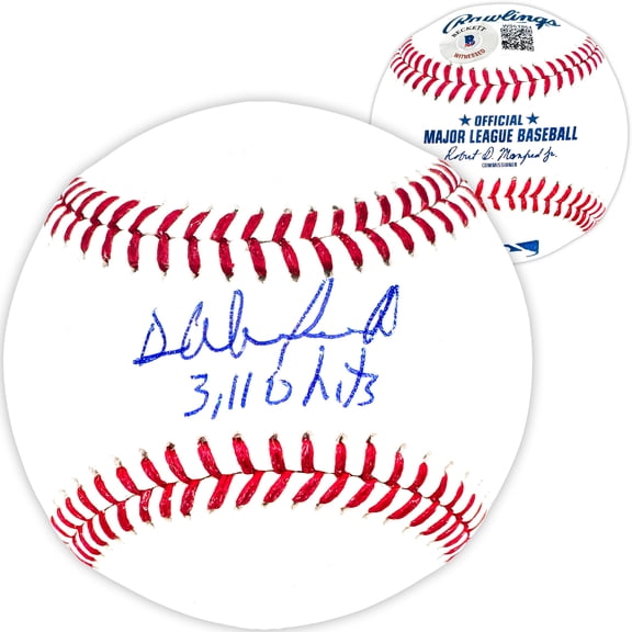 Dave Winfield Autographed Official MLB Baseball New York Yankees "3110 Hits" Beckett BAS Witness 220892