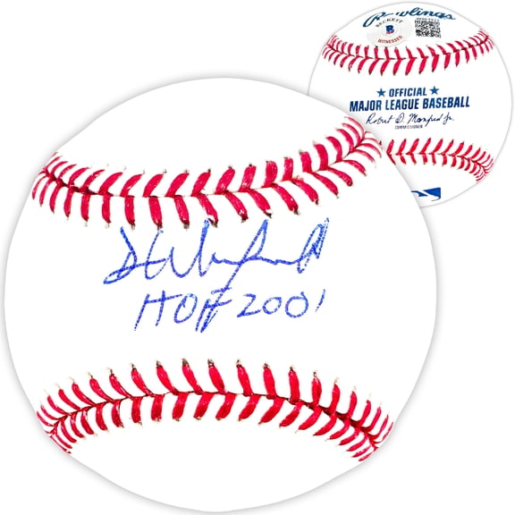 Dave Winfield Autographed Official MLB Baseball New York Yankees "HOF 2001" Beckett BAS Witness 220894