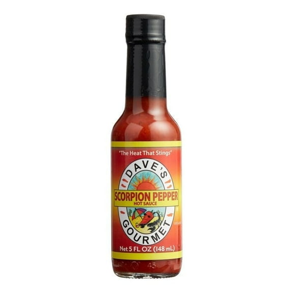 Dave's Gourmet Scorpion Pepper Hot Sauce 5 oz Pack of 3