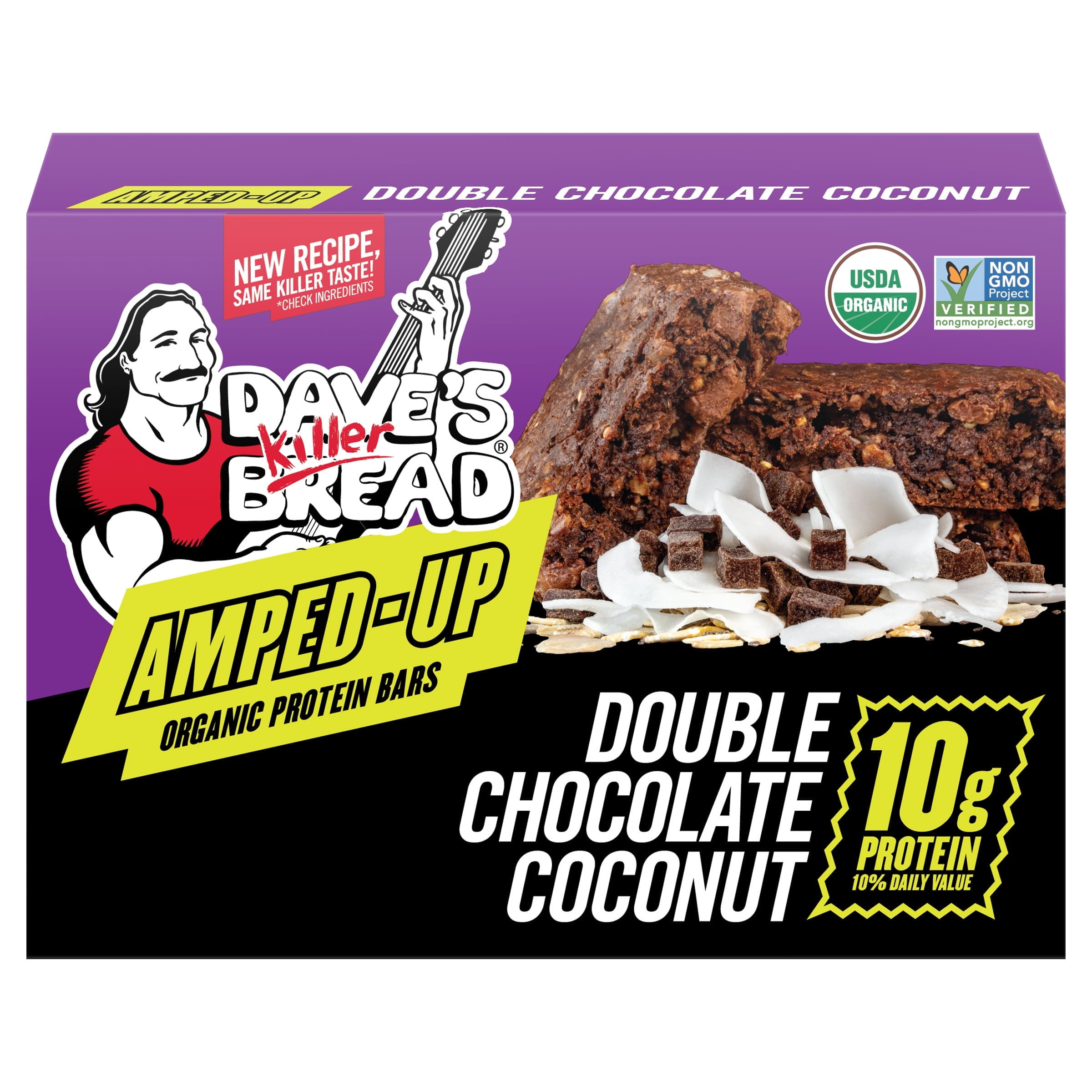 Dave's Killer Bread Double Chocolate Coconut Protein Bars, 10g